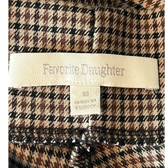 Favorite Daughter pants The Suits You Plaid High Waist Slit Hem Leggings 18 - Picture 6 of 8